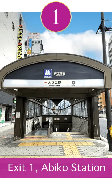 Abiko Station Exit 1
